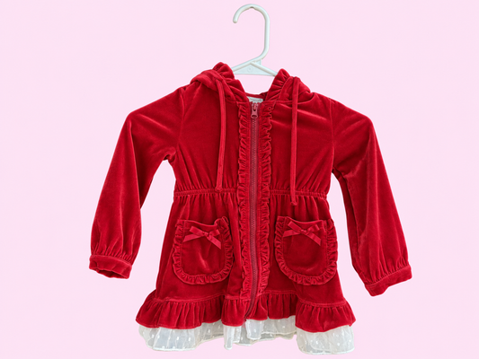 Poinsettia Cardigan- Girls