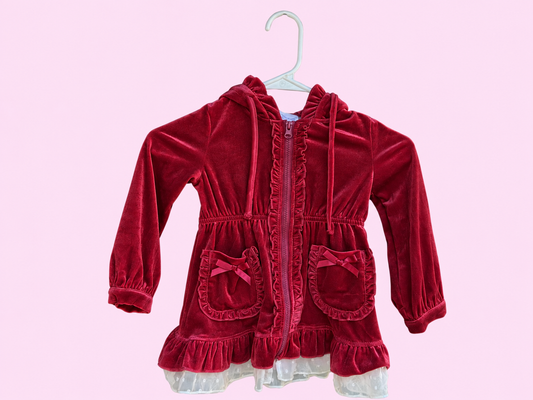 Cranberry Cardigan- Girls