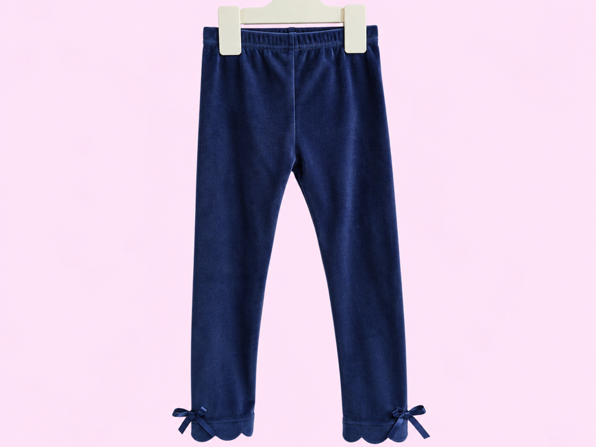 Navy Leggings- Girls